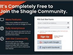 Shagle Signup Process